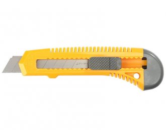 Нож STAYER 0911 MASTER с выдвижным сегментированным лезвием, пластмассовый, 18 мм