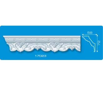 Потолочный плинтус ФОРМАТ инжекционный 17023